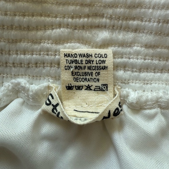 Studio West White Embellished A-Line Skirt - Picture 8 of 9